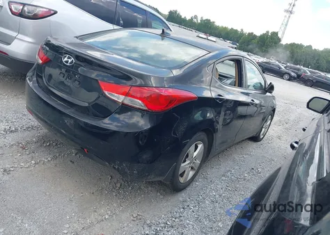 2012 Hyundai Elantra Gls (Ulsan Plant) из США, поврежденный, VIN KMHDH4AE4CU206703